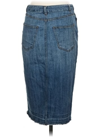 Who What Wear Denim Skirt (view 2)
