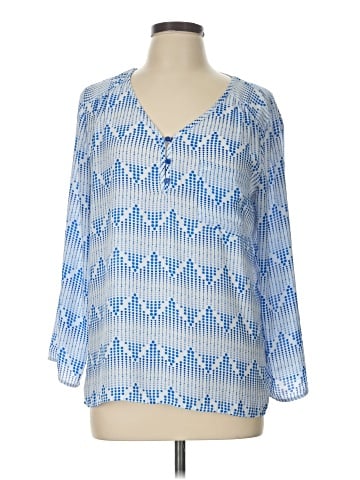 41Hawthorn 3/4 Sleeve Blouse (view 1)