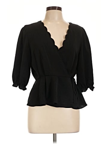 Topshop 3/4 Sleeve Blouse (view 1)