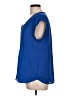 Daniel Rainn 100% Polyester Blue Short Sleeve Blouse Size L - photo 5