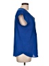 Daniel Rainn 100% Polyester Blue Short Sleeve Blouse Size L - photo 4