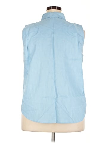 Lauren by Ralph Lauren Sleeveless Button-Down Shirt (view 2)