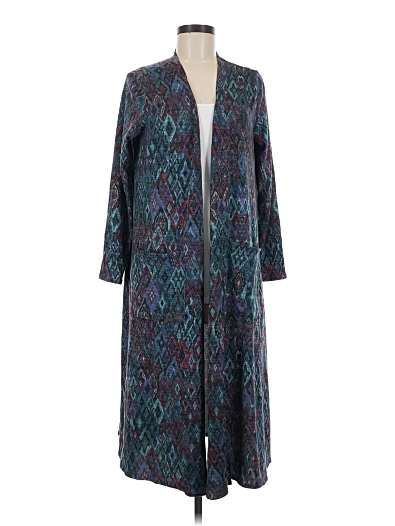 Pre-owned Lularoe Cardigan Sweater In Teal
