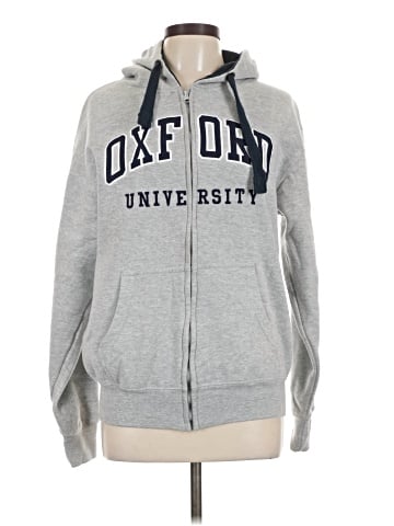 Oxford Zip Up Hoodie (view 1)