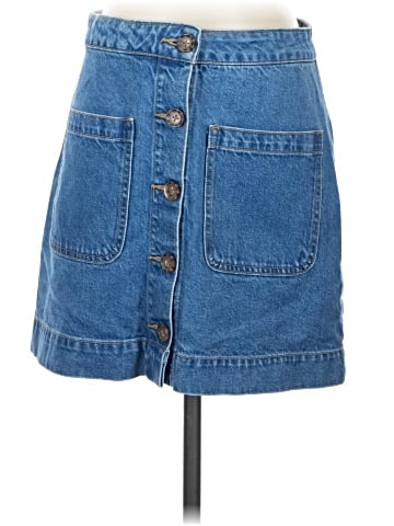 We the Free Denim Skirt (view 1)