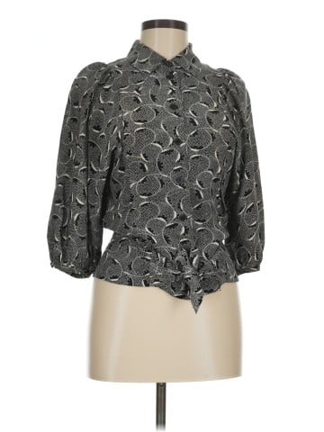 Maple 3/4 Sleeve Silk Top (view 1)
