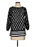 Grace 100% Polyester Black 3/4 Sleeve Blouse Size XS - photo 1