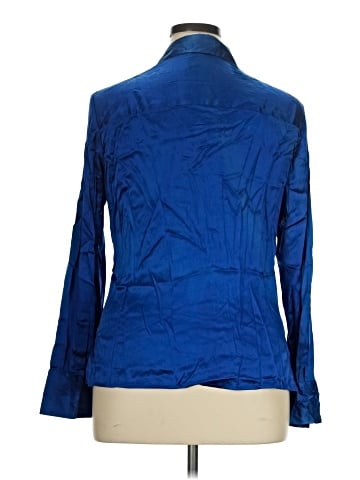 Etcetera Long Sleeve Silk Top (view 2)