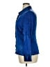 Etcetera Blue Long Sleeve Silk Top Size 16 - photo 5