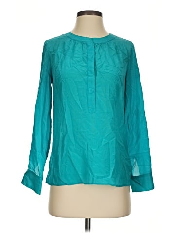 Banana Republic Long Sleeve Silk Top (view 1)