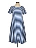 Lularoe Stripes Blue Casual Dress Size XXS - photo 1