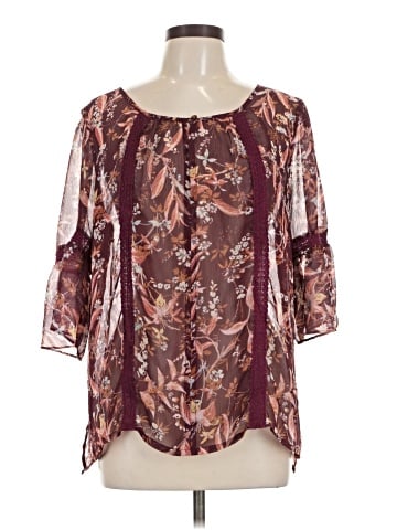 Lauren Conrad 3/4 Sleeve Blouse (view 1)