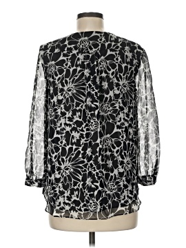 Diane von Furstenberg Long Sleeve Silk Top (view 2)