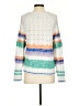 Sundance Color Block White Pullover Sweater Size S - photo 2