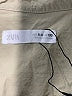 Zara Solid Yellow Tan Short Sleeve Button-Down Shirt Size 8 - 9 - photo 3