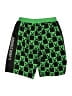 Minecraft 100% Polyester Argyle Green Athletic Shorts Size 14 - 16 - photo 2