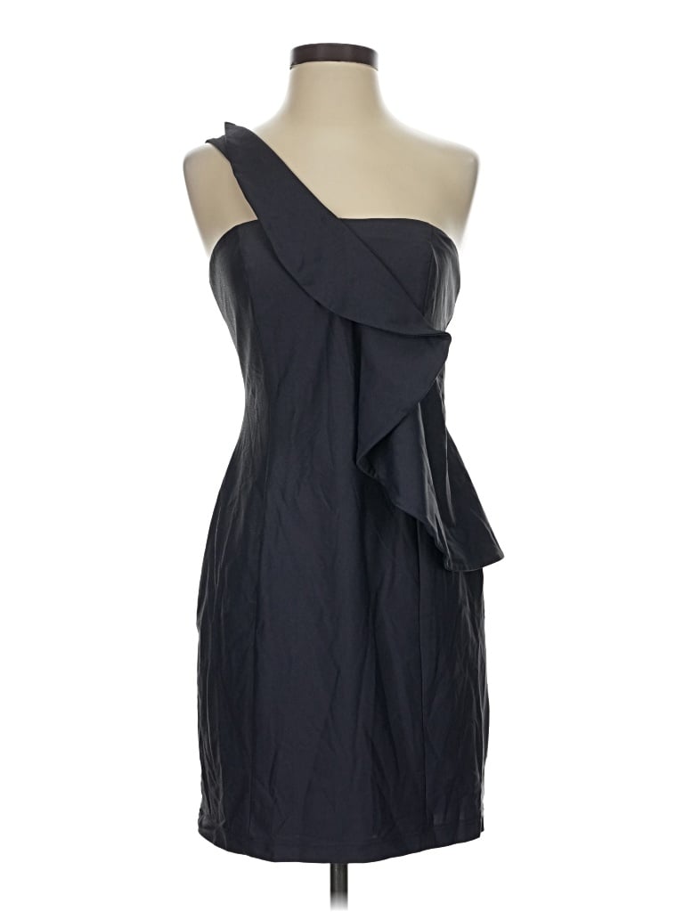 Pre-owned Andrew Marc Cocktail Dress In Gray