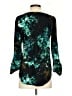 Van Heusen 100% Polyester Teal 3/4 Sleeve Blouse Size XS - photo 2