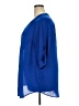 Torrid 100% Polyester Blue 3/4 Sleeve Blouse Size 2X Plus (2) - photo 5