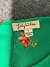 Lily White 100% Polyester Green Short Sleeve Blouse Size L - photo 7