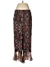 BCBGeneration 100% Rayon Print Brown Casual Pants Size M - photo 1