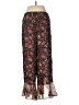 BCBGeneration 100% Rayon Print Brown Casual Pants Size M - photo 2