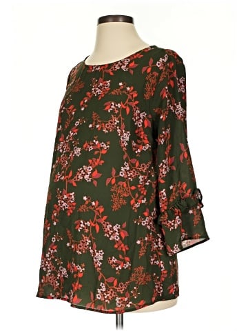 Motherhood 3/4 Sleeve Blouse (view 1)