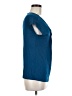 Staccato Blue Short Sleeve Top Size M - photo 4