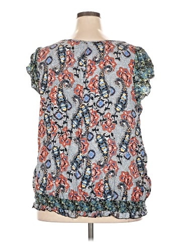 One World Short Sleeve Blouse (view 2)