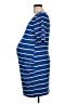 BumpStart Blue Casual Dress Size Lg Maternity - photo 5