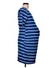 BumpStart Blue Casual Dress Size Lg Maternity - photo 4