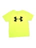 Under Armour Yellow Active T-Shirt Size 4 - photo 1