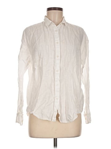 Uniqlo Long Sleeve Button-Down Shirt (view 1)