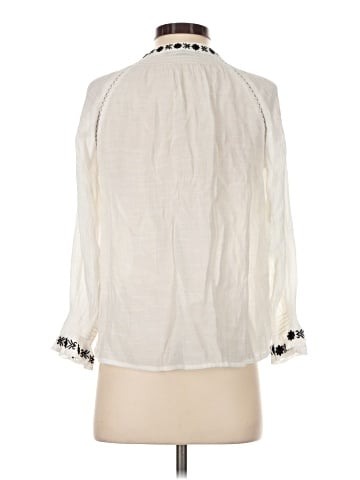 Como Black 3/4 Sleeve Blouse (view 2)