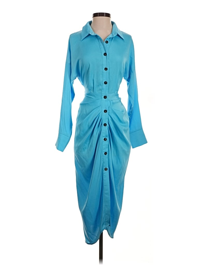 Pre-owned Btfbm Casual Dress In Blue