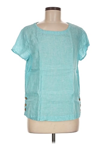 Cynthia Rowley Short Sleeve Blouse (view 1)