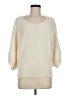 Jamison Chevron-herringbone Ivory Pullover Sweater Size M - photo 1