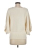 Jamison Chevron-herringbone Ivory Pullover Sweater Size M - photo 2