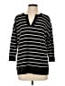 Ann Taylor LOFT 100% Cotton Stripes Black Pullover Sweater Size XS - photo 1