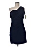 Laundry by Design Solid Blue Cocktail Dress Size 8 - photo 1