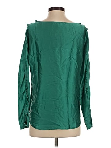 Tracy Reese Long Sleeve Silk Top (view 2)