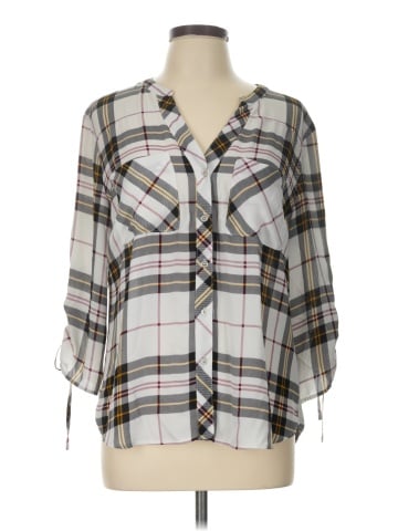 New York & Company 3/4 Sleeve Blouse (view 1)