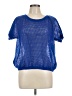 Unbranded Blue Short Sleeve Top Size L - photo 1