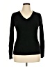 Sutton Studio 100% Cashmere Black Cashmere Pullover Sweater Size XL - photo 1