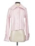 Francesca's 100% Polyester Pink Cardigan Size S - photo 1