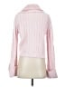 Francesca's 100% Polyester Pink Cardigan Size S - photo 2
