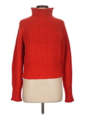 Aqua Turtleneck Sweater (view 1)