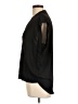 Olive and Oak 100% Polyester Black Short Sleeve Blouse Size L - photo 5