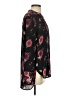 Kut from the Kloth 100% Polyester Floral Black Long Sleeve Blouse Size S - photo 4
