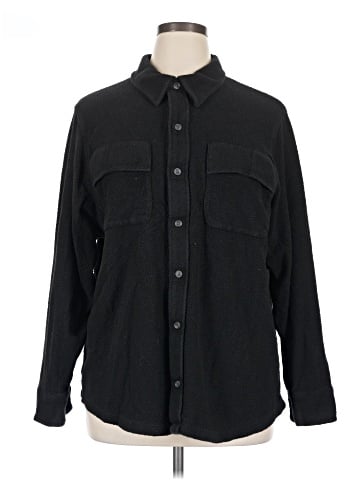 Victoria's Secret Pink Long Sleeve Button-Down Shirt (view 1)
